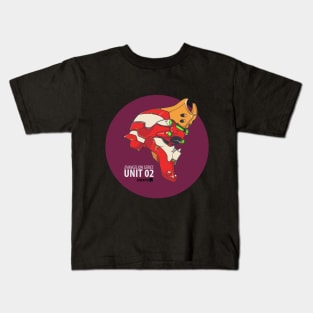 Evangelion Unit 02 Kids T-Shirt